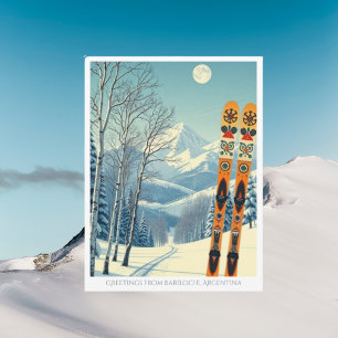 Bariloche Argentina ski resort Postcard