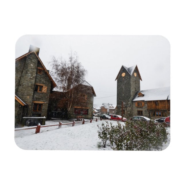 Bariloche Civic Centre, Patagonia Argentina Magnet (Horizontal)