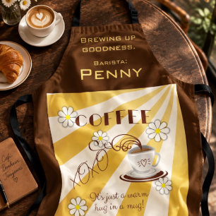 Barista Apron   Coffee, Warm Hug in a Mug