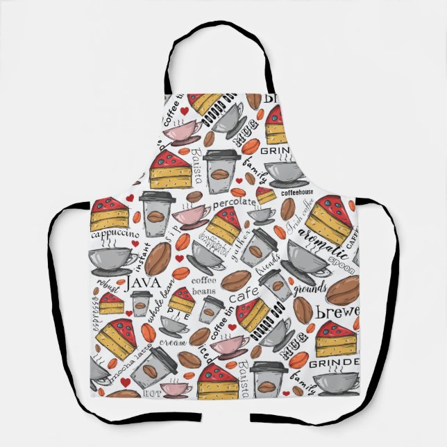 Barista Apron for Coffee Shop or Café  (Front)