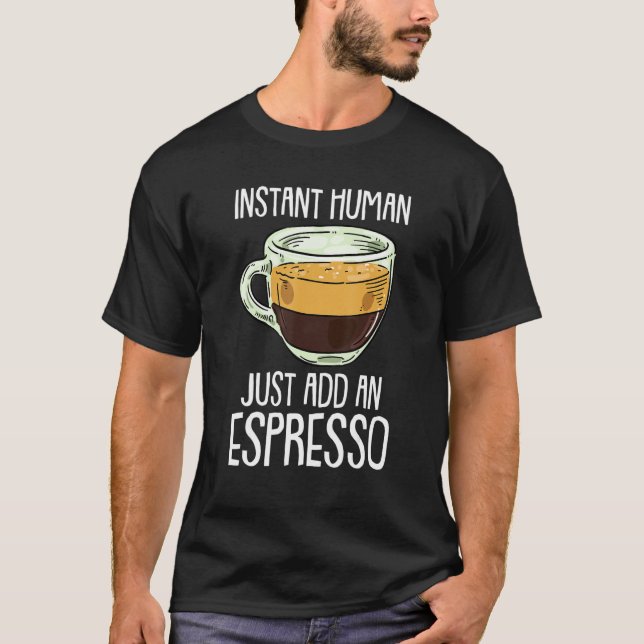  Barista   Beans Coffee Espresso T-Shirt (Front)