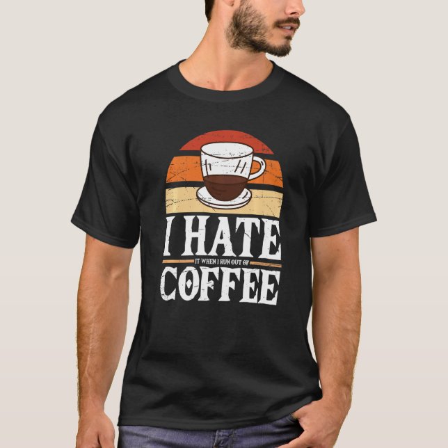 Barista Coffee Drinker T-Shirt (Front)