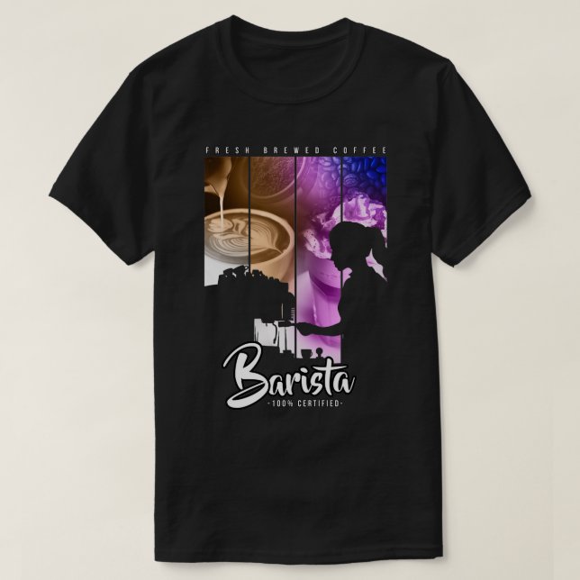 Barista colour T-Shirt (Design Front)