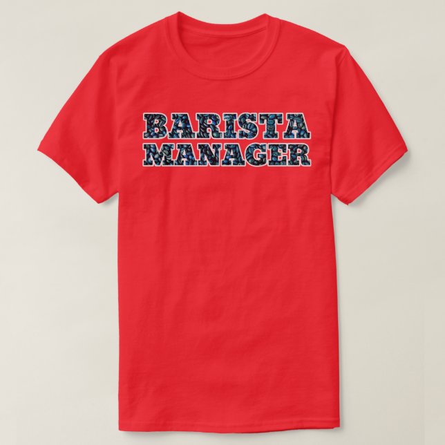 Barista manager T-Shirt (Design Front)
