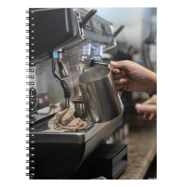 Barista’s Craft: The Art of Steaming Milk Notebook (Front)
