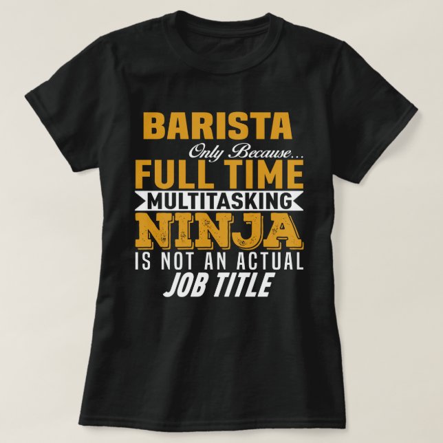 Barista T-Shirt (Design Front)