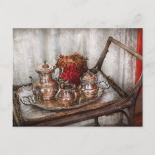 Barista - Tea Set - Morning tea Postcard