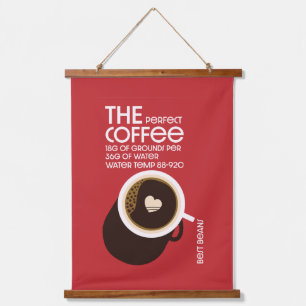 Baristas Coffee Cafe Hanging Tapestry