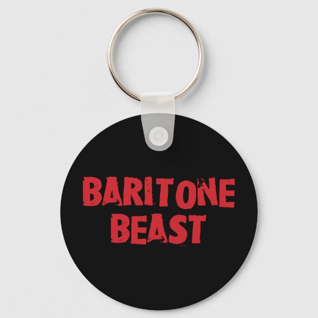 Baritone Beast Keychain (Front)