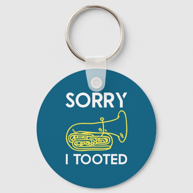 Baritone Definition Funny Orchestra Singer  Key Ring (Front)
