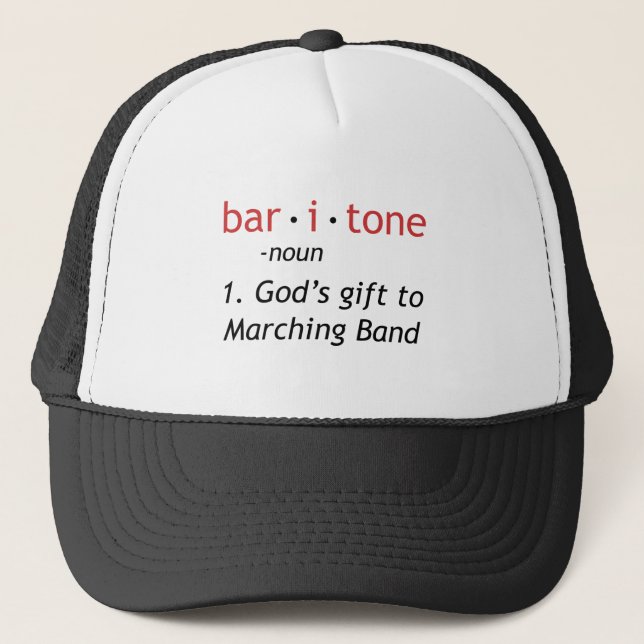 Baritone Definition Trucker Hat (Front)