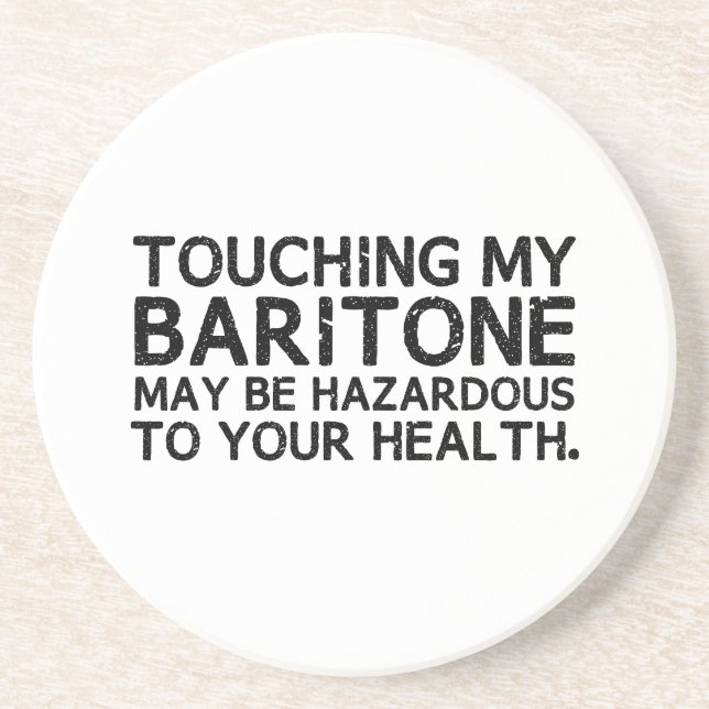 Baritone Hazard Coaster (Front)