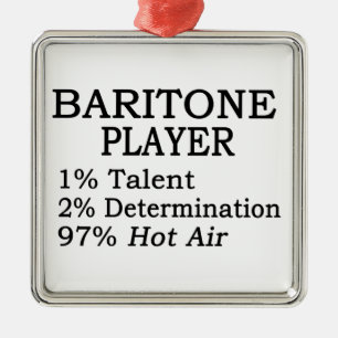 Baritone Hot Air Metal Tree Decoration