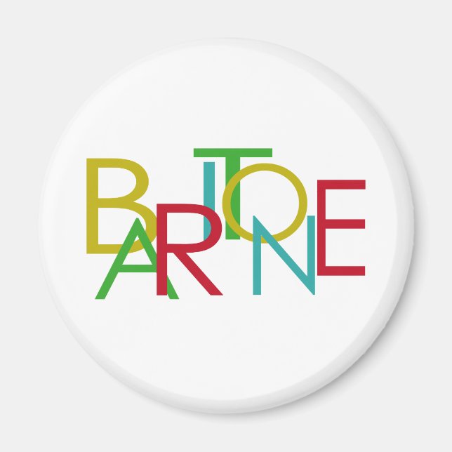 Baritone Letters Magnet (Front)