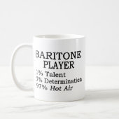 Baritone Player Hot Air Coffee Mug (Left)