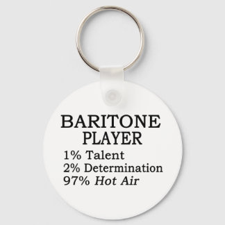 Baritone Player Hot Air Key Ring