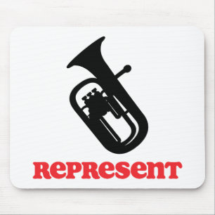 Baritone Represent Mouse Pad