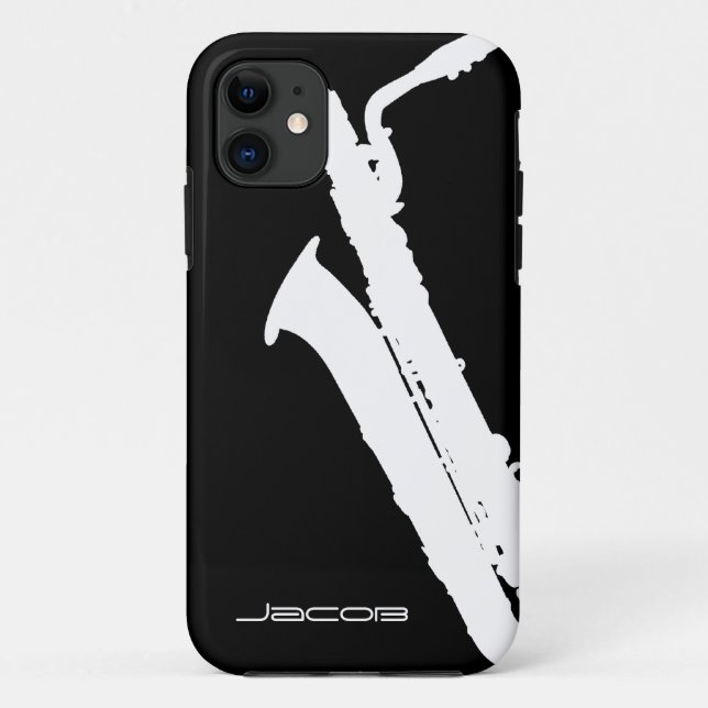 Baritone Saxophon Case-Mate iPhone Case (Back)