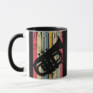Baritone Saxophone Horn Marching Band Major Gear L Mug
