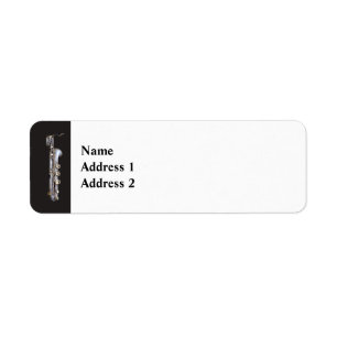 Baritone Saxophone Return Address Label