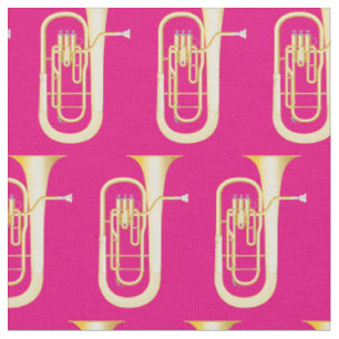 Baritones Music Musician Room Decor Pink Fabric