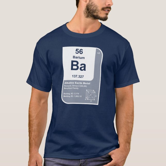 Barium (Ba) T-Shirt (Front)