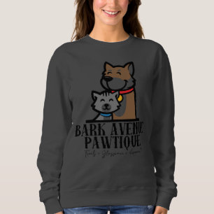 BARK AVENUE PAWTIQUE - logo 3 Sweatshirt