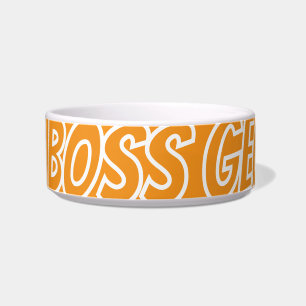 Bark Boss Pet Dog Modern Cool Simple Funny Bowl