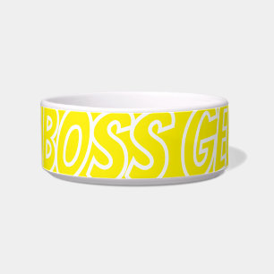 Bark Boss Pet Dog Modern Cool Simple Funny Bowl