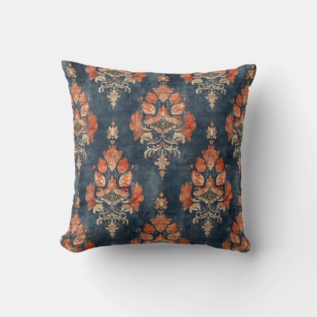Bark Cloth Textile Pattern (1940s) Cushion (Front)