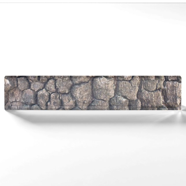Bark of plane tree nameplate (Front)