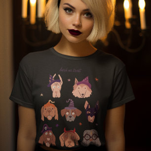 Bark or Treat Dogs in Costume Tri-Blend Shirt