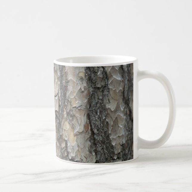 Bark Pine Wood Coffee Mug (Right)