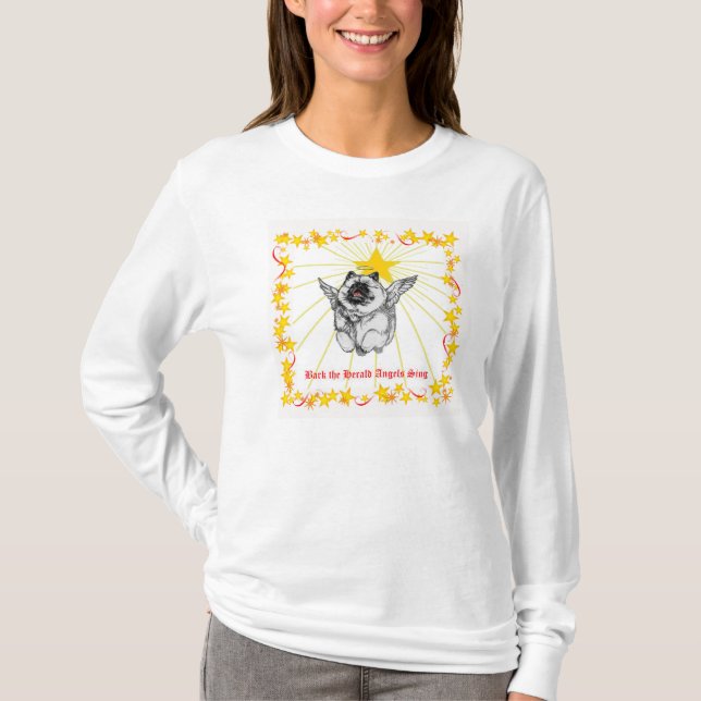 Bark the Herald Angels Sing T shirt (Front)