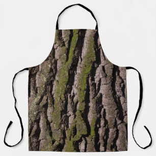 Bark tree oak moss trunk wood apron