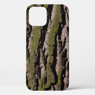 Bark tree oak moss trunk wood iPhone 12 case