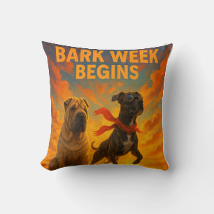 Bark Week Begins Cushion
