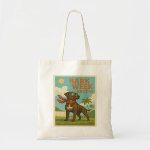 Bark Week Begins: Retro Flight Edition Tote Bag