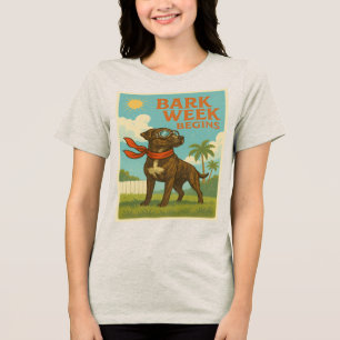 Bark Week Begins: Retro Flight Edition Tri-Blend Shirt