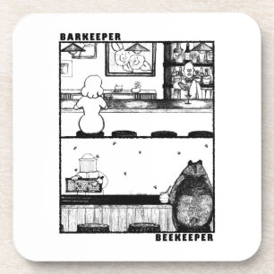 Barkeeper and Beekeeper Coaster