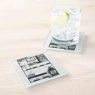 Barkeeper and Beekeeper Glass Coaster