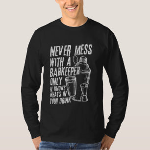 Barkeeper Drink Club Bar Alcohol Bartender Party D T-Shirt