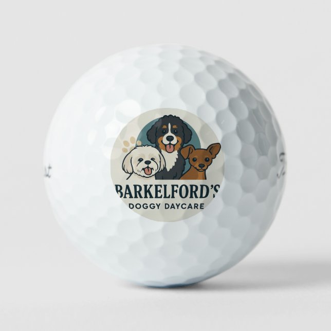 Barkelford's Titleist ProV1 Doggy Daycare golf bal Golf Balls (Front)