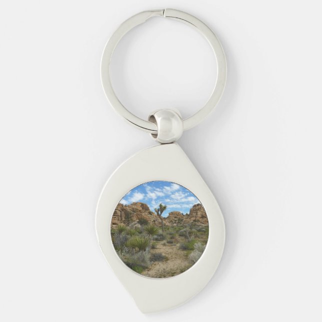 Barker Dam Loop Trail at Joshua Tree National Park Key Ring (Front)