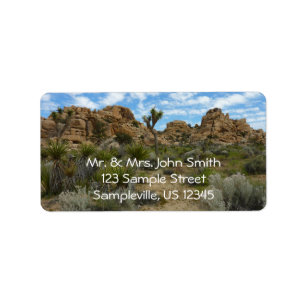 Barker Dam Loop Trail at Joshua Tree National Park Label