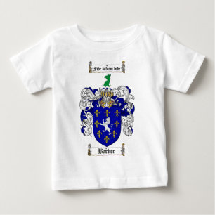 BARKER FAMILY CREST -  BARKER COAT OF ARMS BABY T-Shirt
