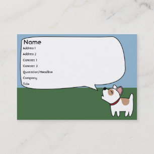Barking Dog - Chubby Business Card