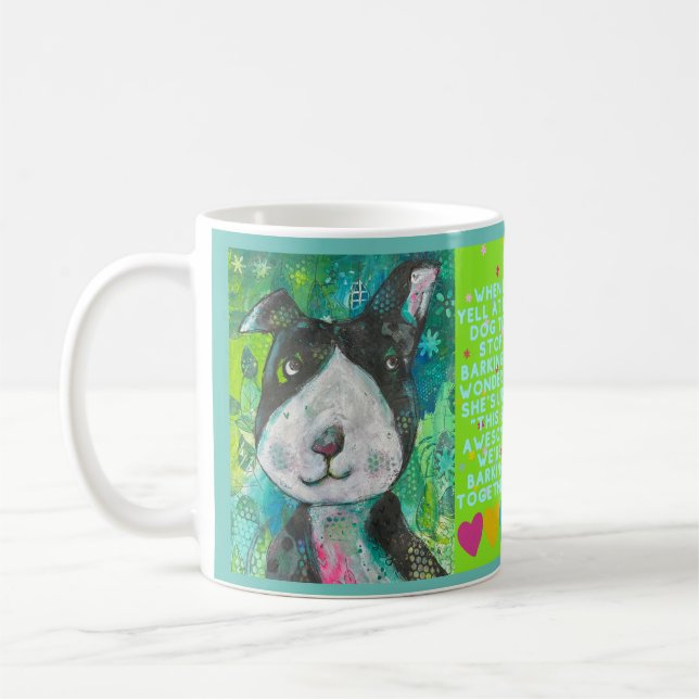 Barking Dog Mug (Left)