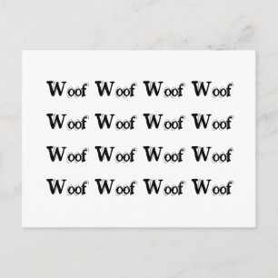 Barking Dog Neighbour Complaint Postcard