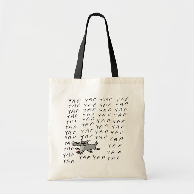 Barking Dog Tote Bag (Front)
